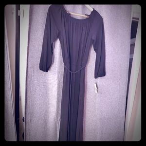 Nine West black long dress NWT